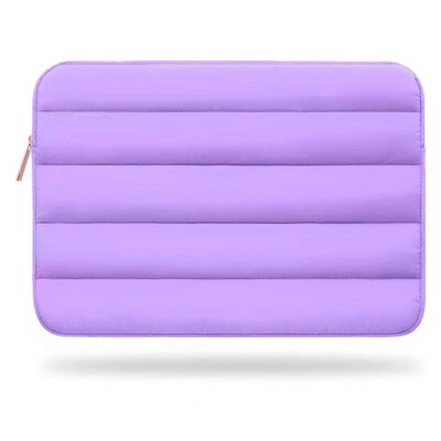 Jauns Puffy klēpjdatora piedurkņu pārsega soma 11 12 13 14 15 collu Candy Color datoru somas somas priekš Ipad Macbook Asus HP Lenovo