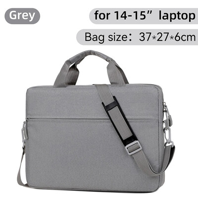 Klēpjdatoru somas piedurkņu soma 14/15,6 collu piezīmjdatora maciņam Macbook Air Pro planšetdatoram ūdensizturīgai pārnēsājamai ceļojumu datora rokassomiņai
