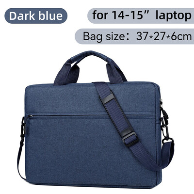 Klēpjdatoru somas piedurkņu soma 14/15,6 collu piezīmjdatora maciņam Macbook Air Pro planšetdatoram ūdensizturīgai pārnēsājamai ceļojumu datora rokassomiņai
