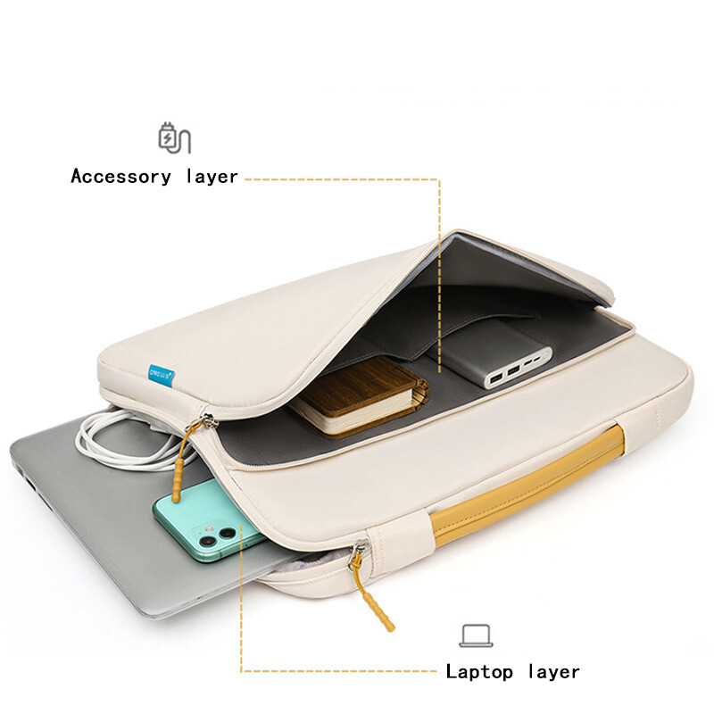 Klēpjdatora soma, piezīmjdatora soma 14 16,1 collas piedurknes vāciņš, ūdensnecaurlaidīgs triecienizturīgs portfelis Xiaomi Lenovo Dell Macbook Air Pro