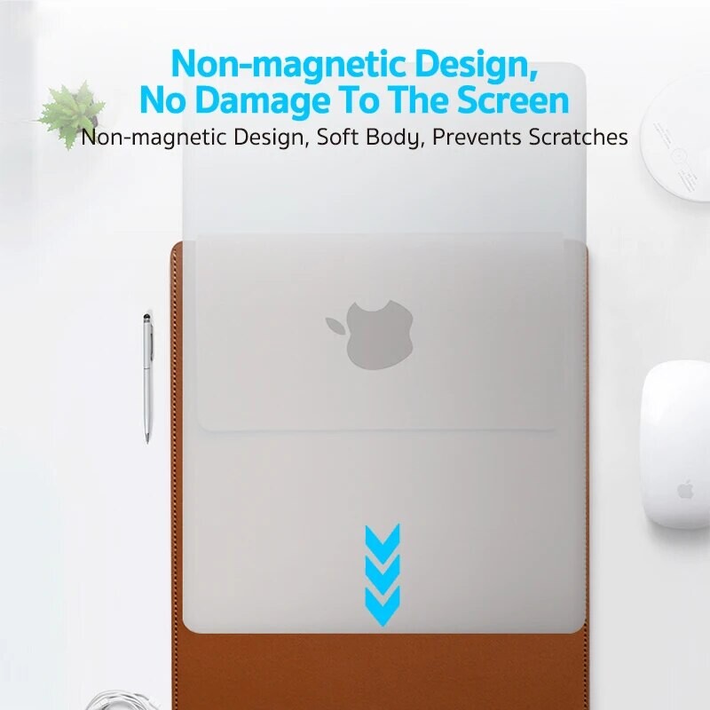 Dormin klēpjdatora piedurkņu soma priekš Apple Macbook Air Pro 13 M1 M2 2020 piezīmjdatora uzmavas soma ASUS 11 12 13,3 14 15 15,6 16 korpusam