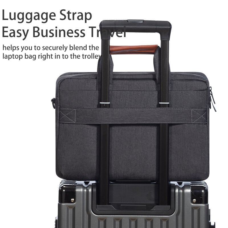 Biznesa klēpjdatora somas piedurknes futrālis vīriešu plecu rokassomiņa priekš Macbook Air Pro M3 15,6 16 collu ASUS Lenovo Dell Huawei Acer Xiaomi HP