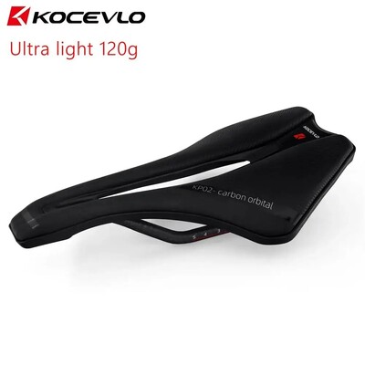 KOCEVLO Dimension 143 oglekļa sēdeklis īpaši viegls 120g elpojošs ērts sēdekļa spilvens velosipēdu sacīkšu sēdekļu oglekļa sliedes