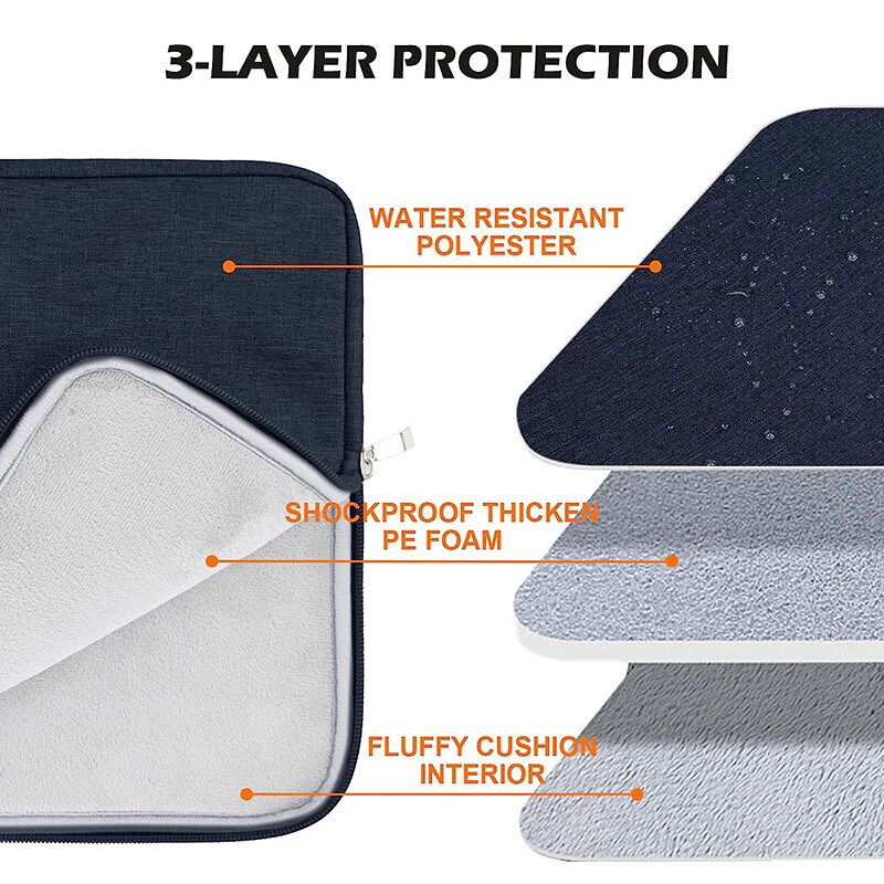 Klēpjdatora soma 11 12 13 14 15 15,6 collu ūdensnecaurlaidīgs apvalks Macbook Air Pro M1 piezīmjdatora datora vāciņam Lady Man rokassomiņai