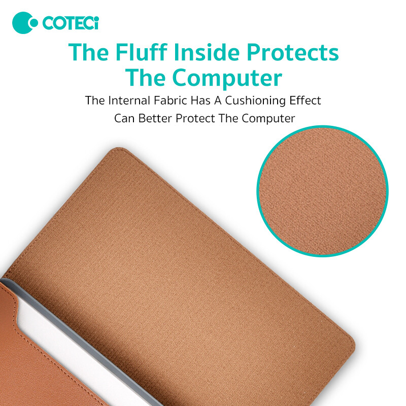 COTECi daudzfunkciju kronšteina iekšējā soma Nemagnētiska bez rāvējslēdzēja klēpjdatora iekšējā soma Vienkārša, viegla, piemērota MacBook