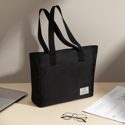 Triecienizturīgs Canvas sieviešu klēpjdatoru soma 14 collu priekš Macbook Air Pro Huawei Dell ASUS Acer XiaoMi HP piezīmjdatoru rokassomu portfelis