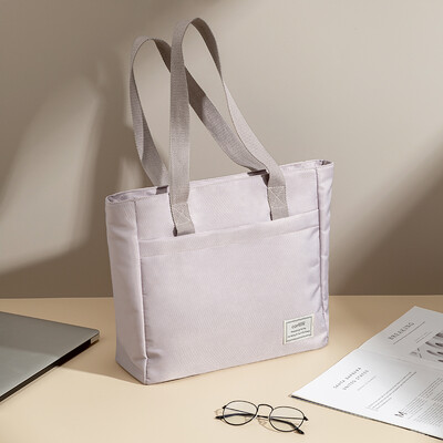 Triecienizturīgs Canvas sieviešu klēpjdatoru soma 14 collu priekš Macbook Air Pro Huawei Dell ASUS Acer XiaoMi HP piezīmjdatoru rokassomu portfelis