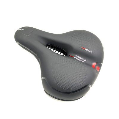 Dobi elpojoši velosipēda sēdekļi vīriešiem sievietēm, MTB šosejas velosipēda sēdekļu amortizatori, komfortabls velosipēda sēdekļa drošības brīdinājums