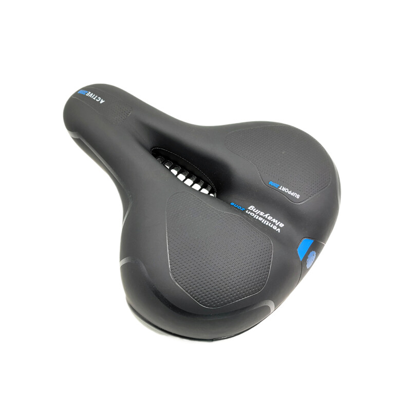 Dobi elpojoši velosipēda sēdekļi vīriešiem sievietēm, MTB šosejas velosipēda sēdekļu amortizatori, komfortabls velosipēda sēdekļa drošības brīdinājums