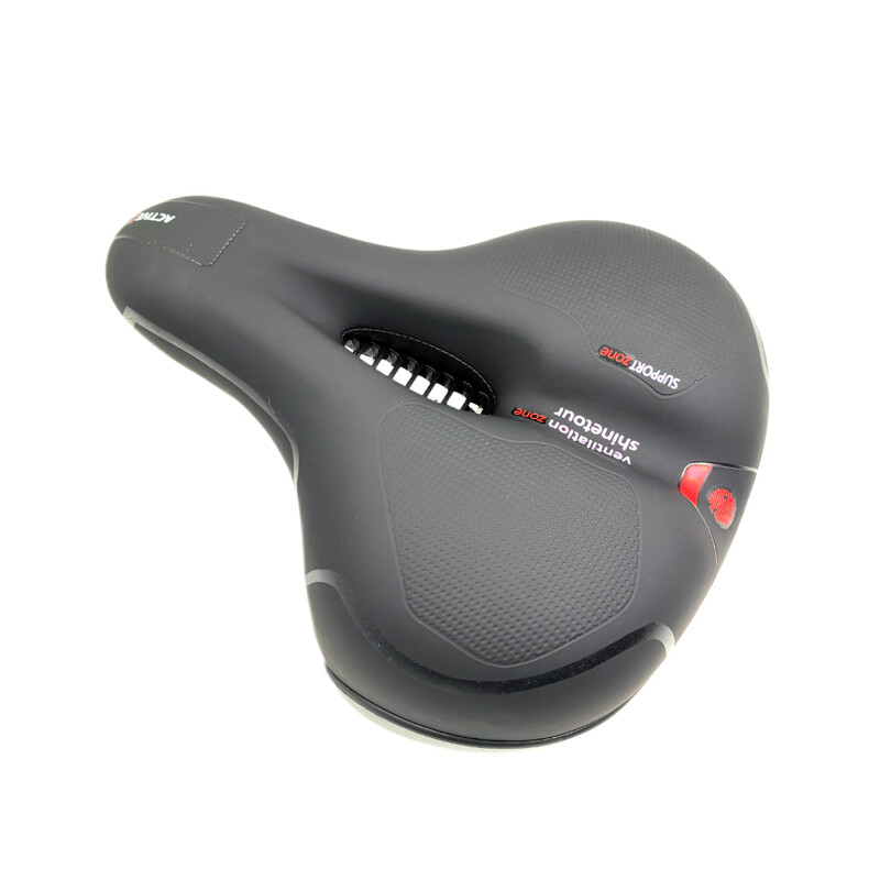 Dobi elpojoši velosipēda sēdekļi vīriešiem sievietēm, MTB šosejas velosipēda sēdekļu amortizatori, komfortabls velosipēda sēdekļa drošības brīdinājums