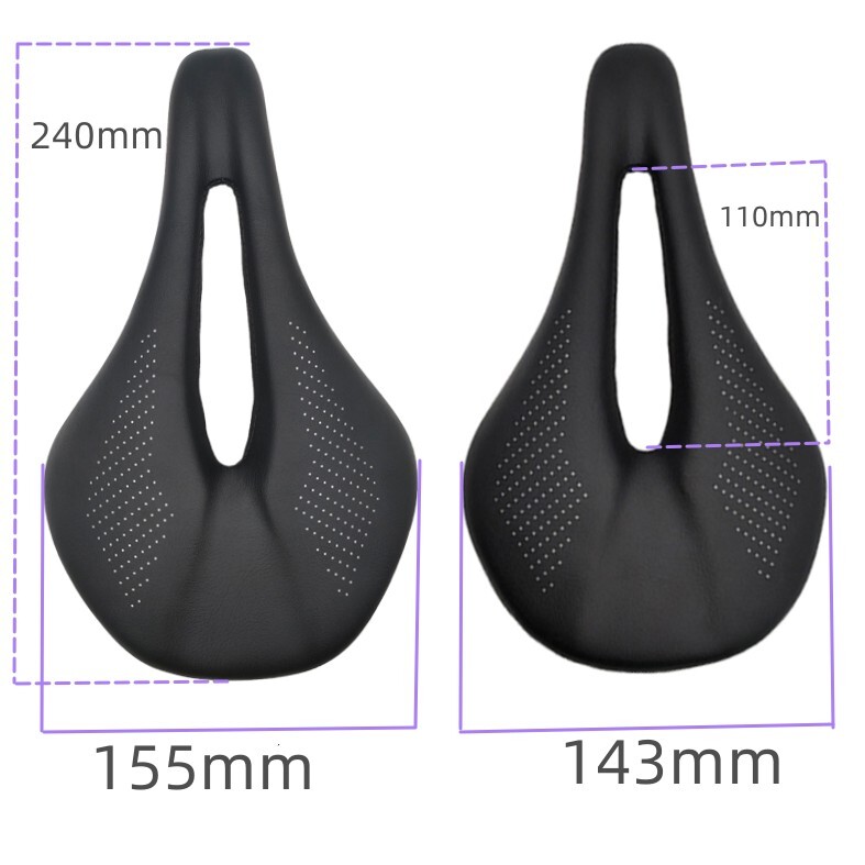 Ādas oglekļa sēdeklis MTB/Road 143/155MM velosipēda sēdeklis īpaši viegls ādas oglekļa spilveni oglekļa sliedes velosipēda sēdeklis