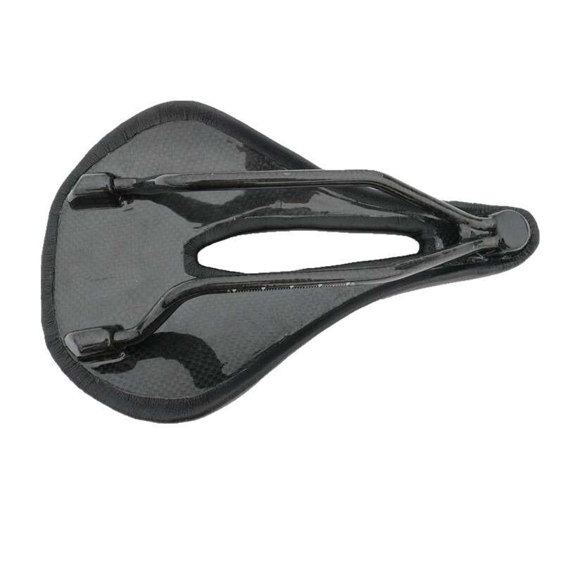 Ādas oglekļa sēdeklis MTB/Road 143/155MM velosipēda sēdeklis īpaši viegls ādas oglekļa spilveni oglekļa sliedes velosipēda sēdeklis