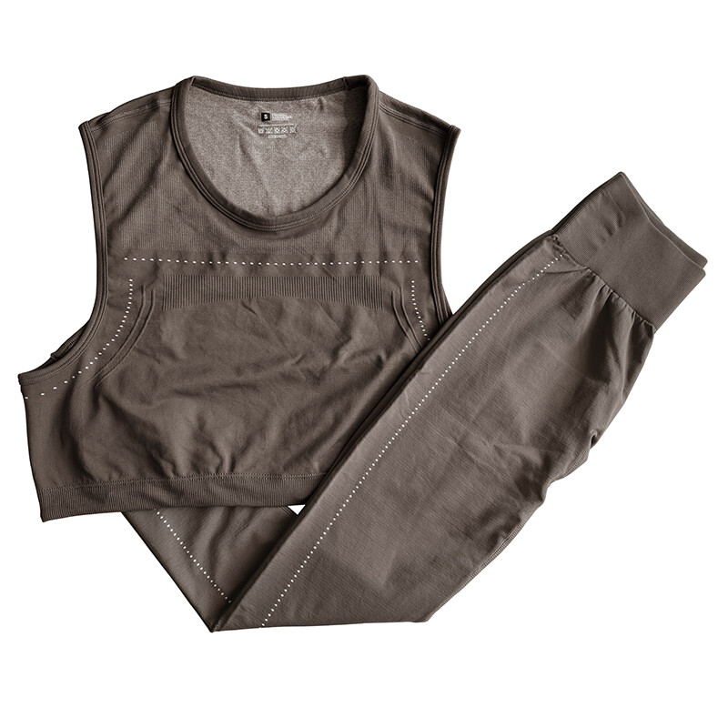 SOISOU 2 dab. sieviešu jogas komplekts, trenažieru zāle, treniņš, fitness, skriešanas sporta apģērbs, aktīvs tērps ar augstu vidukli