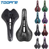 TOOPRE velosipēda sēdeklis MTB kalnu šosejas velosipēda sēdeklis PU ādas ar želeju pildīts riteņbraukšanas spilvens, ērts triecienizturīgs velosipēda sēdeklis