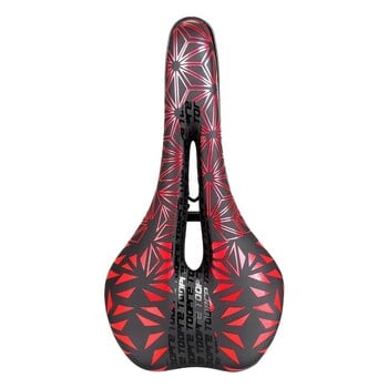 TOOPRE Σέλα ποδηλάτου MTB Mountain Road Bike Seat PU Δερμάτινο τζελ ποδηλατικό μαξιλάρι Άνετη αντικραδασμική σέλα ποδηλάτου