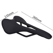 BALUGOE velosipēda sēdeklis 7*7 mm apļveida sliedes MTB šosejas sacīkšu velosipēda sēdeklis vīriešiem, sieviešu sēdeklis, 130-260 mm velosipēdu daļas Aksesuāri