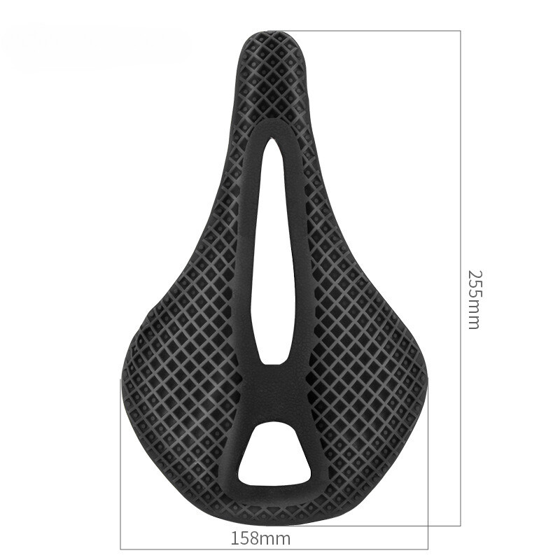 Kalnu ceļa velosipēda sēdekļa spilvens ar dobu, elpojošu ērtu un triecienu absorbējošu šūnveida 3D struktūras sēdekļu spilvenu