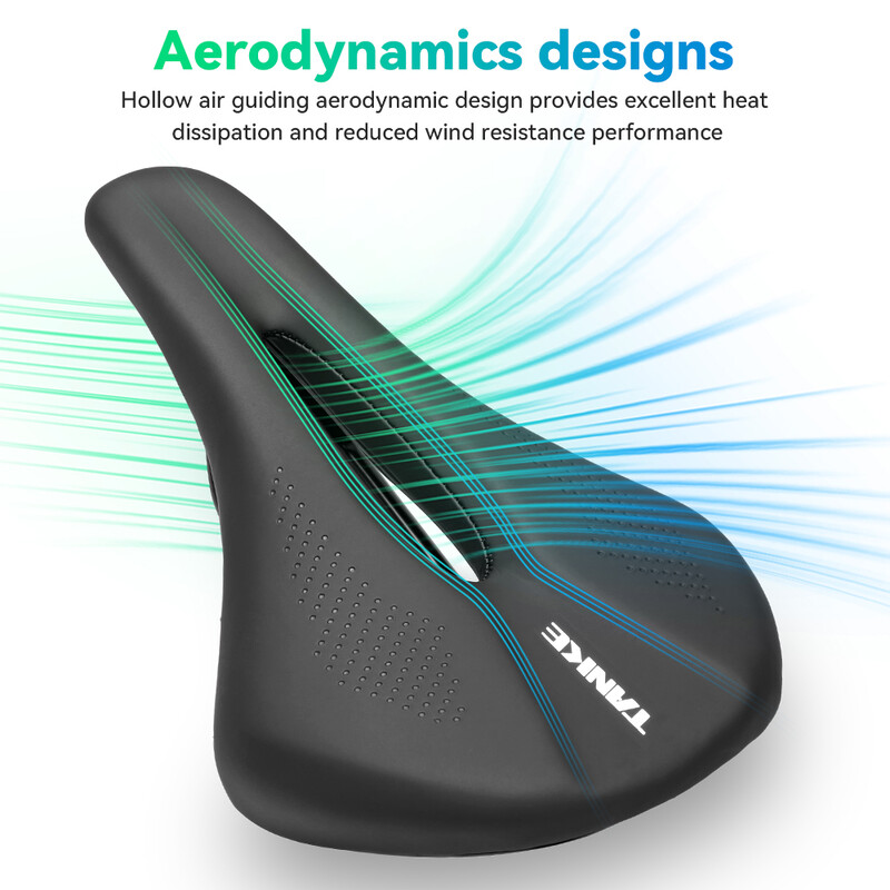 TANKE dobi elpojoši velosipēdu sēdekļi vīriešiem sievietēm MTB šosejas velosipēda sēdeklis, amortizators, ērts liela izmēra velosipēda sēdeklis, PU