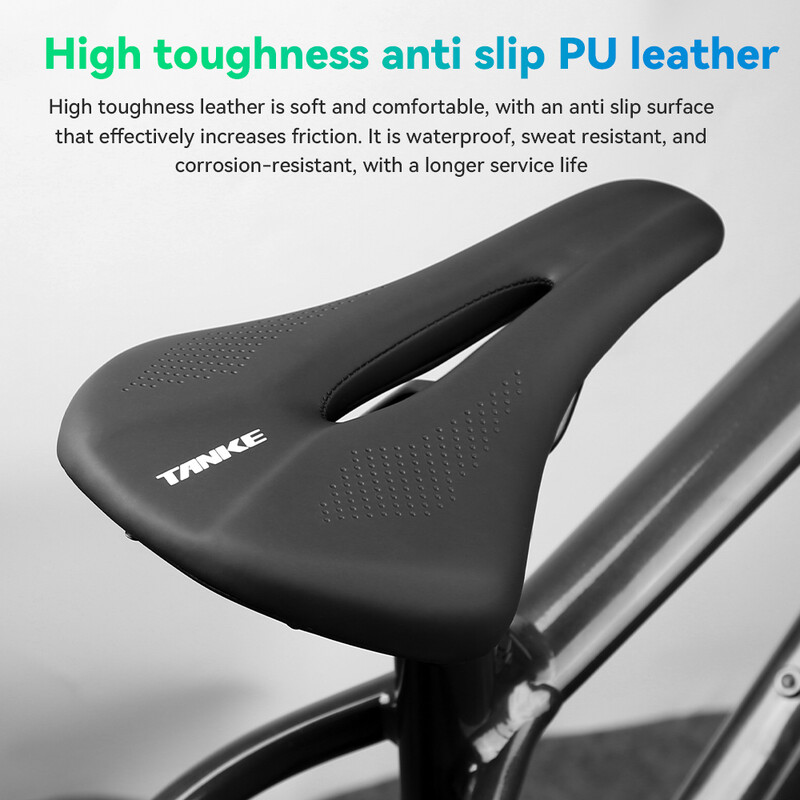 TANKE dobi elpojoši velosipēdu sēdekļi vīriešiem sievietēm MTB šosejas velosipēda sēdeklis, amortizators, ērts liela izmēra velosipēda sēdeklis, PU