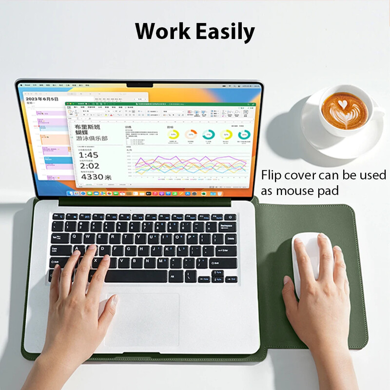 Klēpjdatora piedurknes soma 11 13 15 16 collu Lenovo Xiaomi Samsung Huawei piezīmjdatoram Macbook Air Pro klēpjdatora korpusa vāciņam