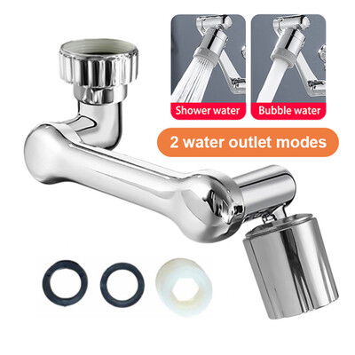 JAUNS 1080° rotējošs ūdens jaucējkrāns Adapter Splash Universāls virtuves jaucējkrāns Burbuļošanas sprausla Ūdens taupītājs 22/24mm krāna pagarinātājs