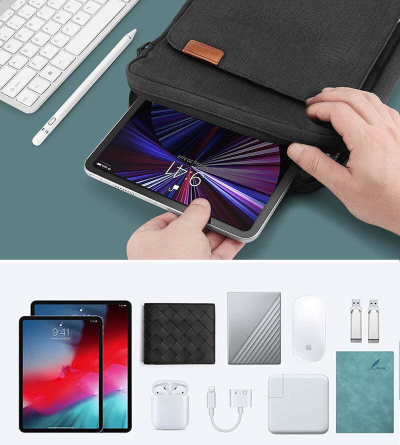Plecu soma priekš MacBook Air M1 Case 2023 Jauna M2 13 collu klēpjdatora soma iPad Air 5 Pro 12.9 11 10th Gen S9 8 7 Plus sievietēm/vīriešiem