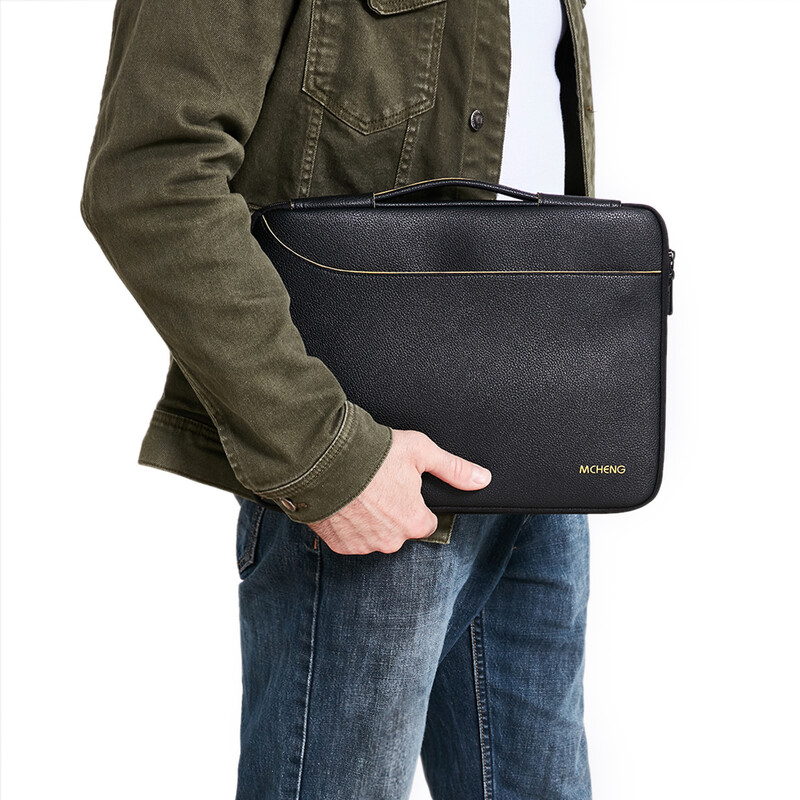 MCHENG 10", 13", 14", 156 collu klēpjdatora portfeļa rokassomiņa Daudzfunkcionāla pārnēsāšanas piedurknes soma