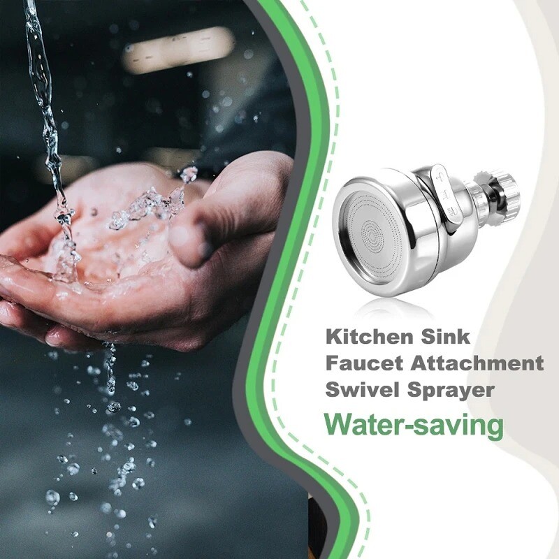 Kriauklės maišytuvas 360 laipsnių besisukantis maišytuvo ilgintuvas Vandenį taupantis ir slėginis maišytuvo ilgintuvas Vonios ir virtuvės priedai