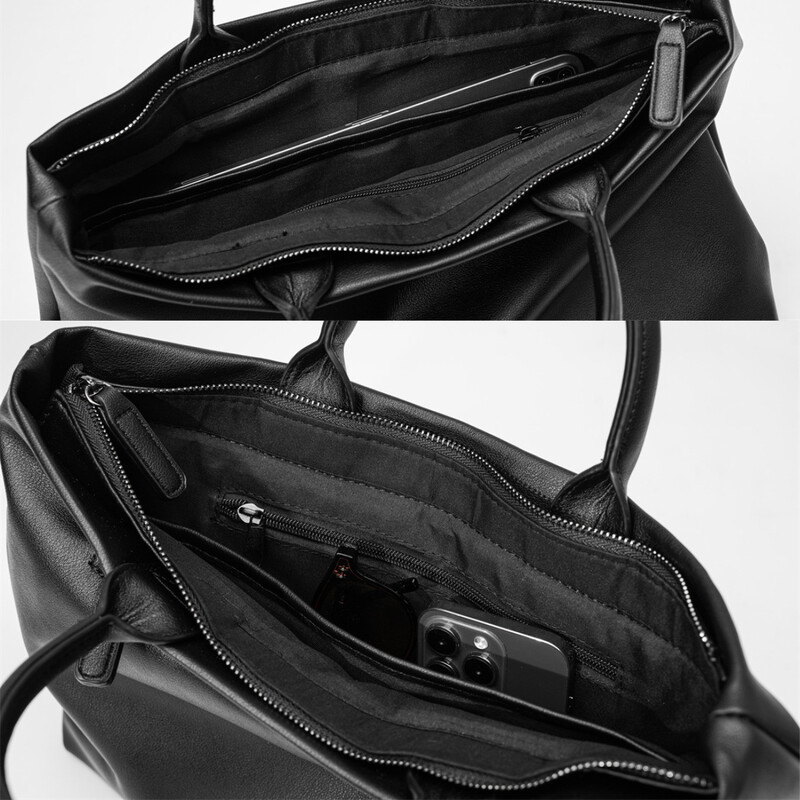 Luksusa ādas biznesa vīriešu rokassomas Ceļojumu dokumenti Datora soma Portfelis Mode Universāls 14 collu klēpjdatora Ipad Pro vāciņš