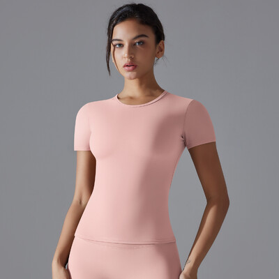 Jogas veste treniņu fitnesa augšdaļa, vēja necaurlaidīgs skriešanas tērps vienkrāsains riteņbraukšanas fitnesa ātri nožūstošs sieviešu džemperis