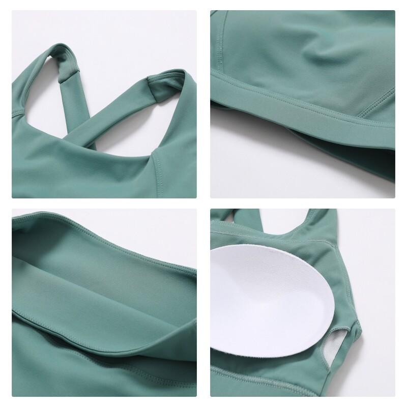 Soften Yoga Set 2PCS Sporta tērps Sieviešu sporta zāles komplekts Sieviešu fitnesa Treniņtērps Treniņa tērps Sieviešu sporta apģērbs Ātri žūstošs jogas apģērbs