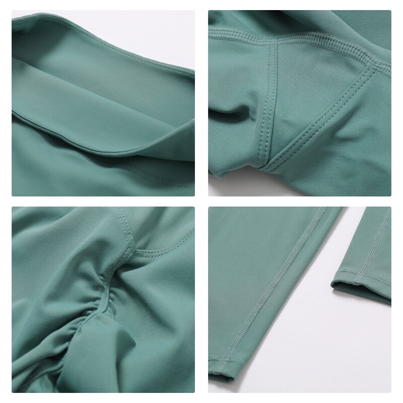 Soften Yoga Set 2PCS Sporta tērps Sieviešu sporta zāles komplekts Sieviešu fitnesa Treniņtērps Treniņa tērps Sieviešu sporta apģērbs Ātri žūstošs jogas apģērbs