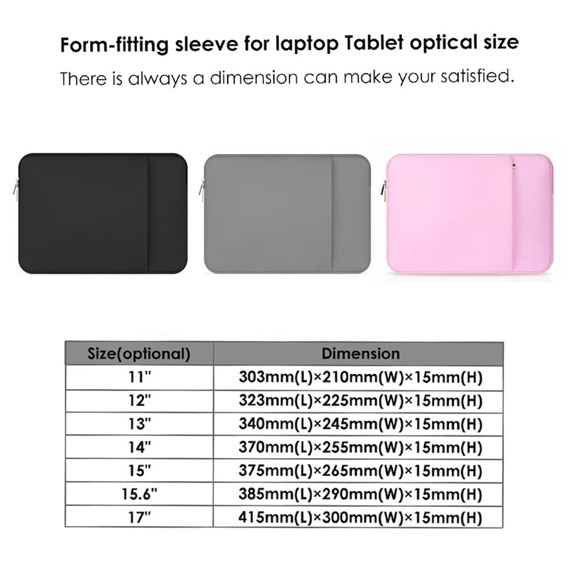 Τσάντα φορητού υπολογιστή 11 12 13 14 15 15,6 17 ιντσών Κάλυμμα υπολογιστή για MacBook Air Pro Retina Xiaomi HP Dell Acer Θήκη υπολογιστή