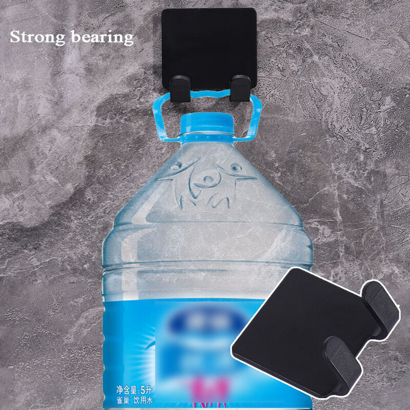 2/4 vnt Lipnus skustuvo laikiklis prie sienos tvirtinamas vonios kambarys dušo kabliui Gillette skutimosi skutimosi laikiklis Juodas plastikinis kabliukas