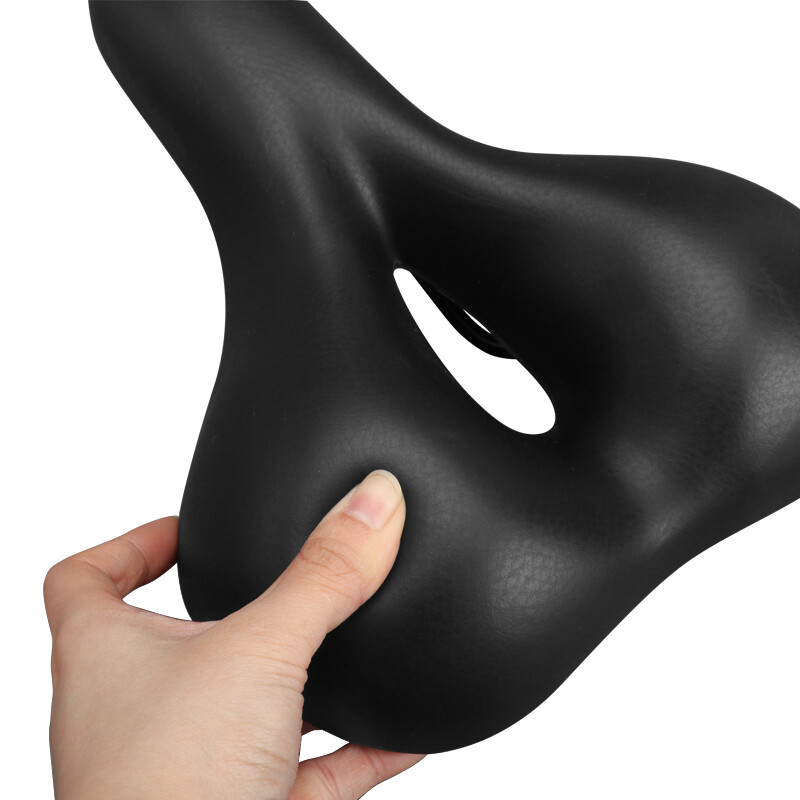 Sedlo za bicikl, šuplje MTB brdsko-cestovni bicikl, prostirka za prednje sjedalo, velika guza, PU koža, prozračna, udobna, mekana podloga otporna na udarce