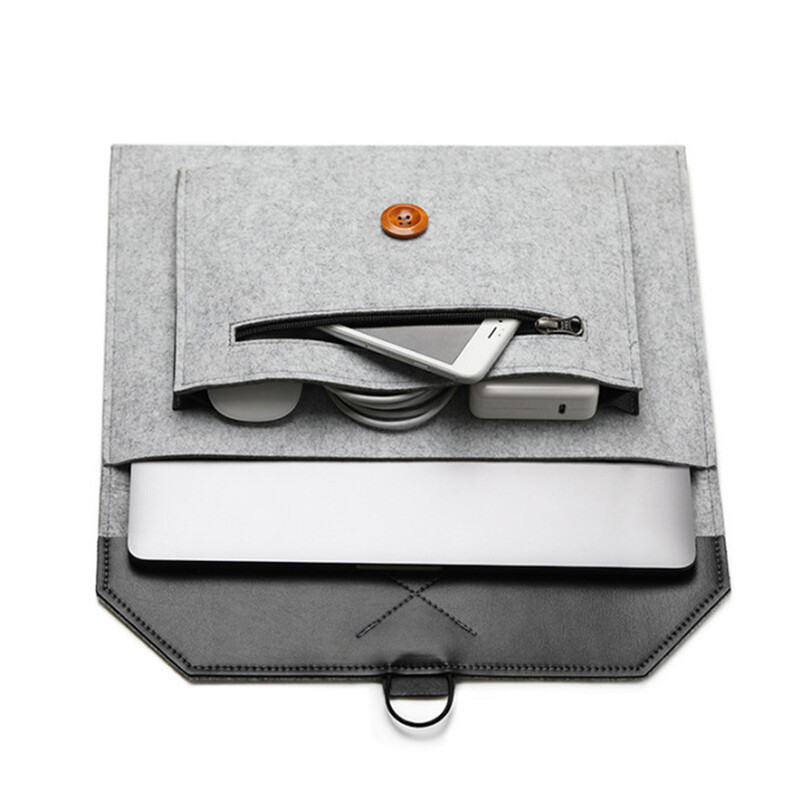 11.6/13/14/15" Laptop Sleeve Felt Ultralight Notebook Tablet Pad Case Torbica s više džepova Aktovke za Apple Macbook/Asus