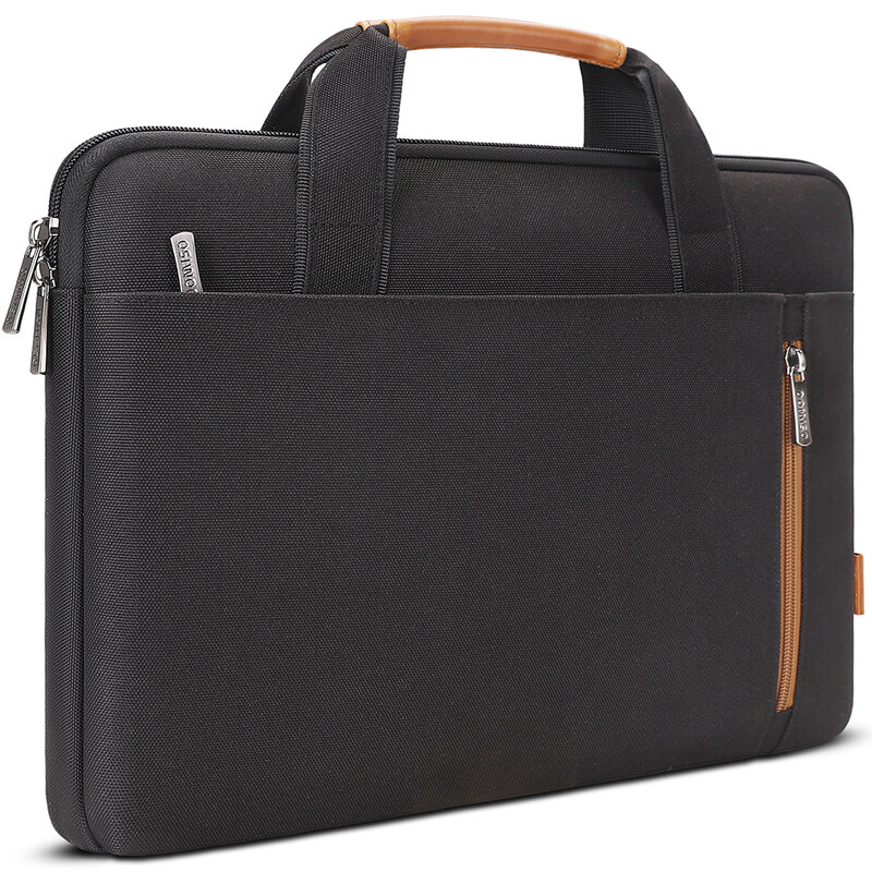 Torba za prijenosno računalo od 17 inča 15,6 inča, vodootporna torbica za nošenje s ručkom za prijenosna računala, crna