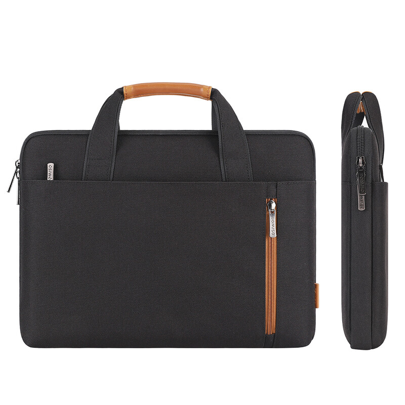 Torba za prijenosno računalo od 17 inča 15,6 inča, vodootporna torbica za nošenje s ručkom za prijenosna računala, crna