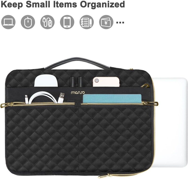 MOSISO Laptop Sleeve Bag for MacBook Air Pro 13-13.3 pro 14 inch M2 M1 2023 2022 Notebook Mac Acer Asus HP Briefcase Cover Case