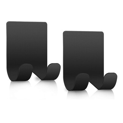 1/2/4 vnt. juodos/sidabrinės spalvos skustuvo laikymo stovas, nerūdijančio plieno skustuvo laikiklis, lipnus vandeniui atsparus skutimosi skustuvo stovas