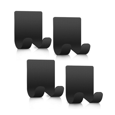 1/2/4 vnt. juodos/sidabrinės spalvos skustuvo laikymo stovas, nerūdijančio plieno skustuvo laikiklis, lipnus vandeniui atsparus skutimosi skustuvo stovas