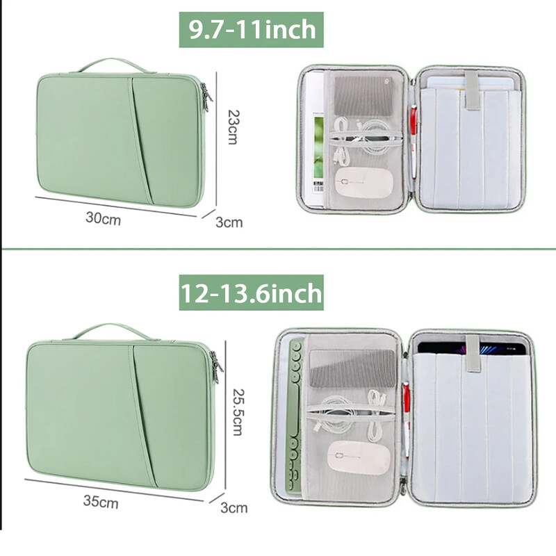9.7-11" Sleeve Bag Torbica za tablet za IPad Samsung Xiaomi Coque 12-13.6" Laptop Vodootporna torbica za HP MacBook Huawei Funda