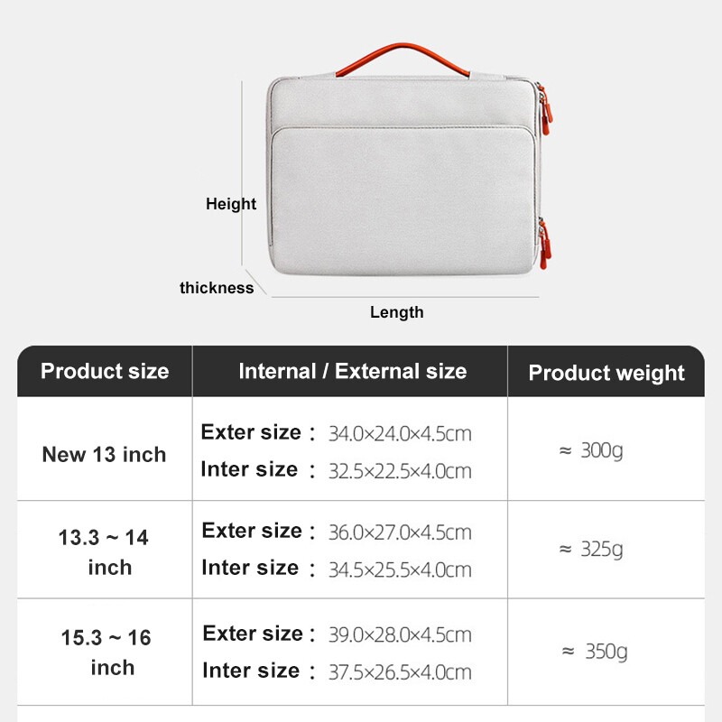 Torba za prijenosno računalo za Xiaomi Dell Hp Lenovo prijenosno računalo za Macbook Air Pro M1 M2 13 14 15 15.6 16 11 12 Sleeve Case Cover