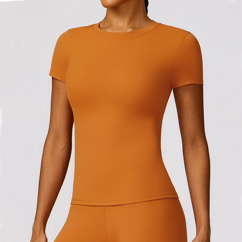 Γυναικείο πουκάμισο γιόγκα Αθλητικά μπλουζάκια Yoga Crop Μπλουζάκι κοντομάνικο μπλουζάκι για προπόνηση γυμναστικής Μπλουζάκι γυμναστικής Ρούχα γυμναστικής Αθλητικά ρούχα για τρέξιμο