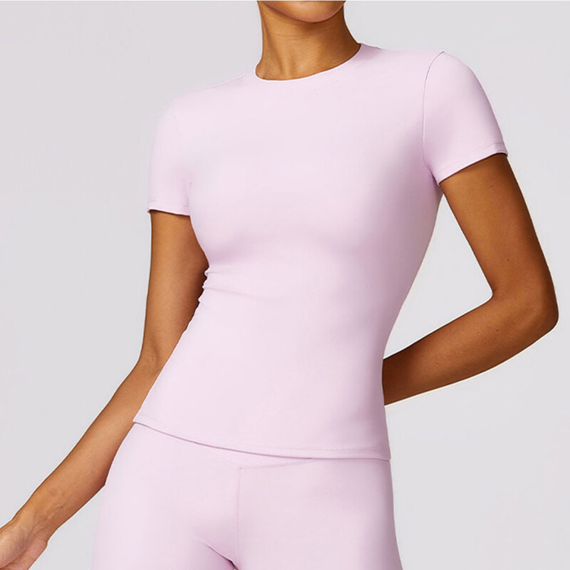 Γυναικείο πουκάμισο γιόγκα Αθλητικά μπλουζάκια Yoga Crop Μπλουζάκι κοντομάνικο μπλουζάκι για προπόνηση γυμναστικής Μπλουζάκι γυμναστικής Ρούχα γυμναστικής Αθλητικά ρούχα για τρέξιμο