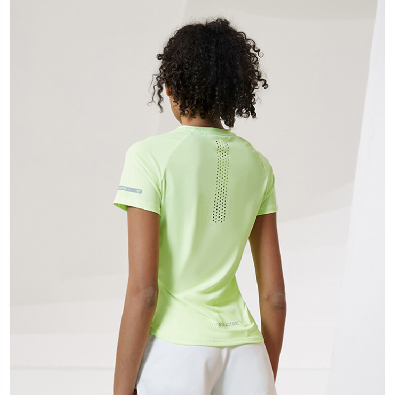 Γυναικεία μπλουζάκια για τρέξιμο Διχτυωτό, αναπνεύσιμο κοντό μανίκι Γρήγορο στέγνωμα υπαίθριο αθλητικό πουκάμισο γυμναστικής γυμναστικής Μπλουζάκια γιόγκα για τζόκινγκ