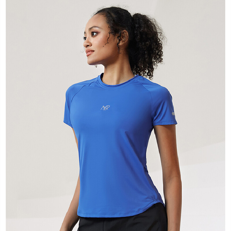 Γυναικεία μπλουζάκια για τρέξιμο Διχτυωτό, αναπνεύσιμο κοντό μανίκι Γρήγορο στέγνωμα υπαίθριο αθλητικό πουκάμισο γυμναστικής γυμναστικής Μπλουζάκια γιόγκα για τζόκινγκ