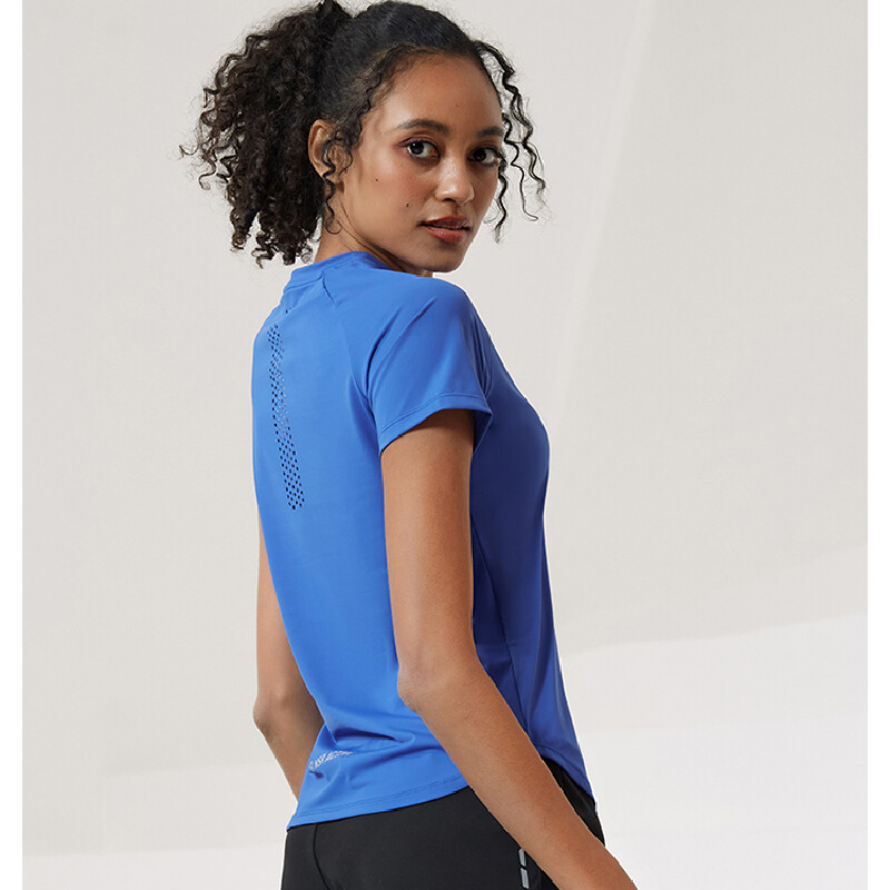 Γυναικεία μπλουζάκια για τρέξιμο Διχτυωτό, αναπνεύσιμο κοντό μανίκι Γρήγορο στέγνωμα υπαίθριο αθλητικό πουκάμισο γυμναστικής γυμναστικής Μπλουζάκια γιόγκα για τζόκινγκ