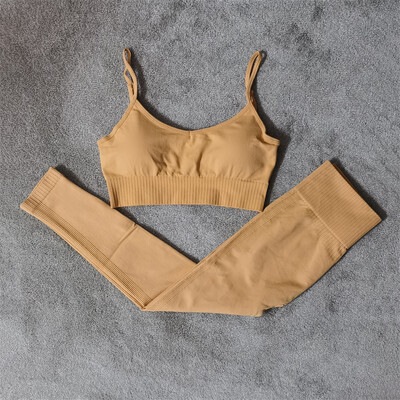 Σετ γυμναστικής γιόγκα Αθλητικά Γυναικεία Αθλητικά Αθλητικά Γυναικεία Αθλητικά Ενδύματα γυμναστικής Ψηλόμεση Κολλάν Σετ δύο τεμαχίων Σορτς Σετ Γυναικεία Ρούχα Γυμναστικής