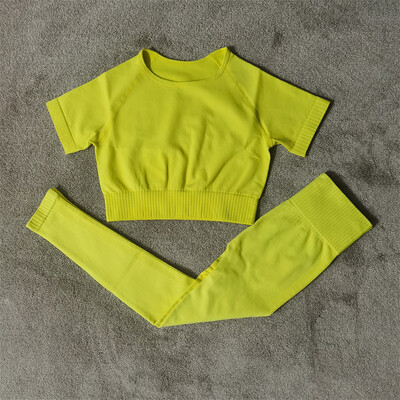 Σετ γυμναστικής γιόγκα Αθλητικά Γυναικεία Αθλητικά Αθλητικά Γυναικεία Αθλητικά Ενδύματα γυμναστικής Ψηλόμεση Κολλάν Σετ δύο τεμαχίων Σορτς Σετ Γυναικεία Ρούχα Γυμναστικής